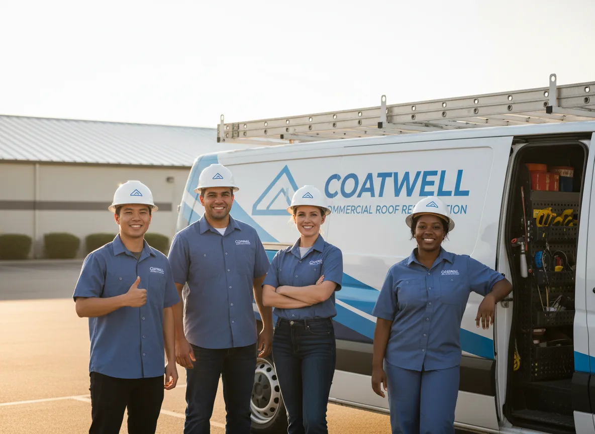 Commercial roof coating company in Maple Hill, NC